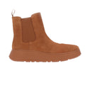 Tan - Lifestyle - FitFlop Womens-Ladies F-Mode Suede Flatform Boots