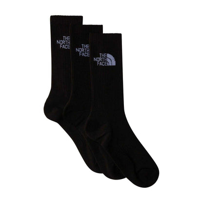 Black - Front - The North Face Unisex Adult Cushioned Sport Crew Socks (Pack of 3)