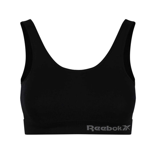 Black - Front - Reebok Womens-Ladies Kira Sports Bra