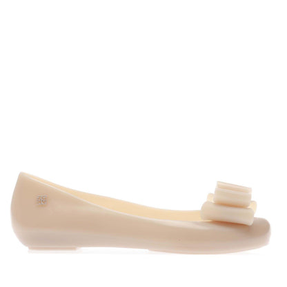 Ivory - Side - Zaxy Womens-Ladies Pop Bow Classic Pumps