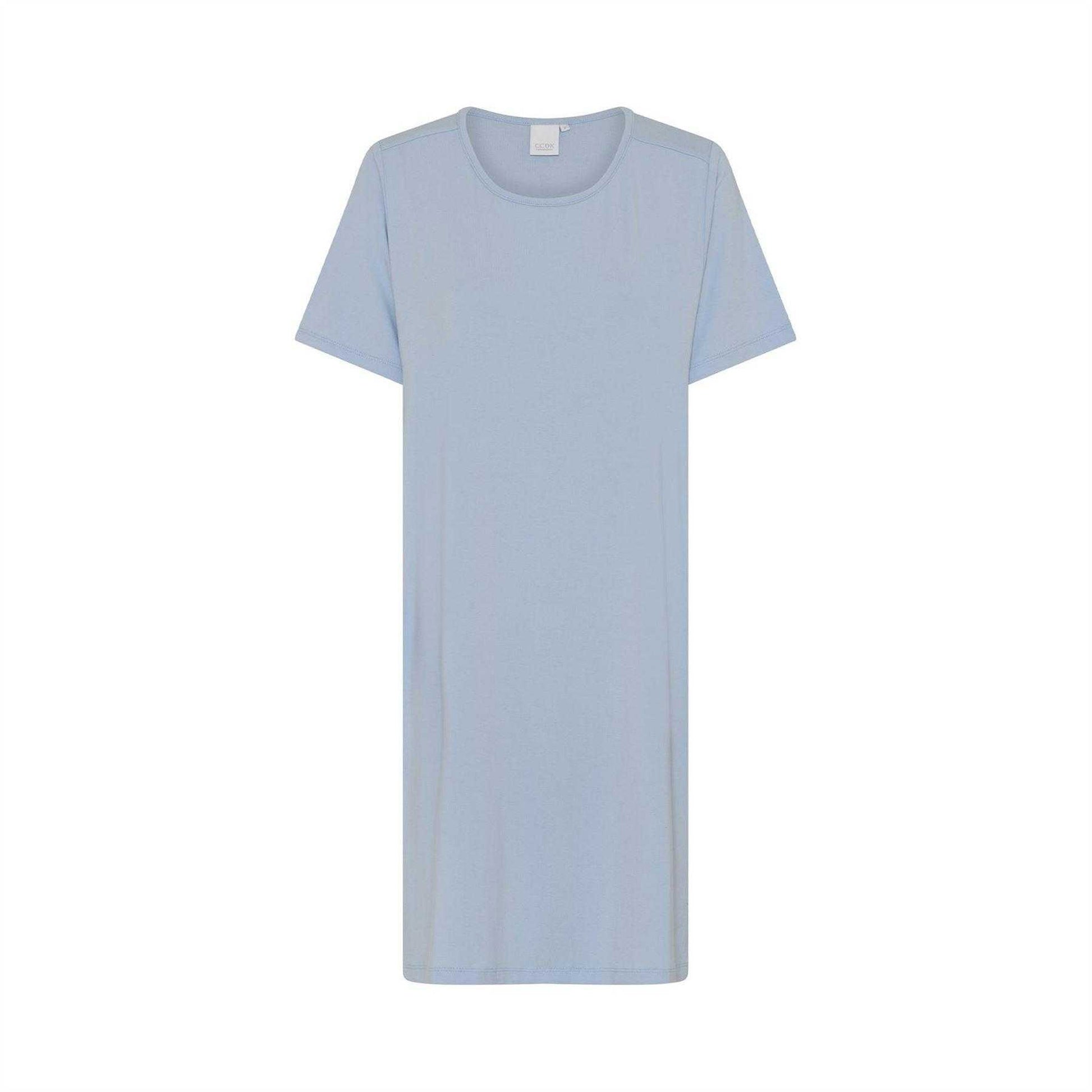 Blue - Front - CCDK Copenhagen Womens-Ladies Bea Short-Sleeved Dress