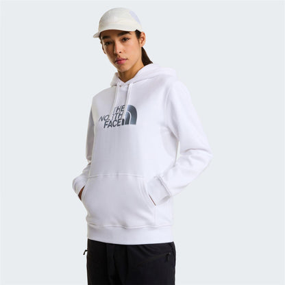 White-Frosty White - Side - The North Face Womens-Ladies Drew Peak Hoodie