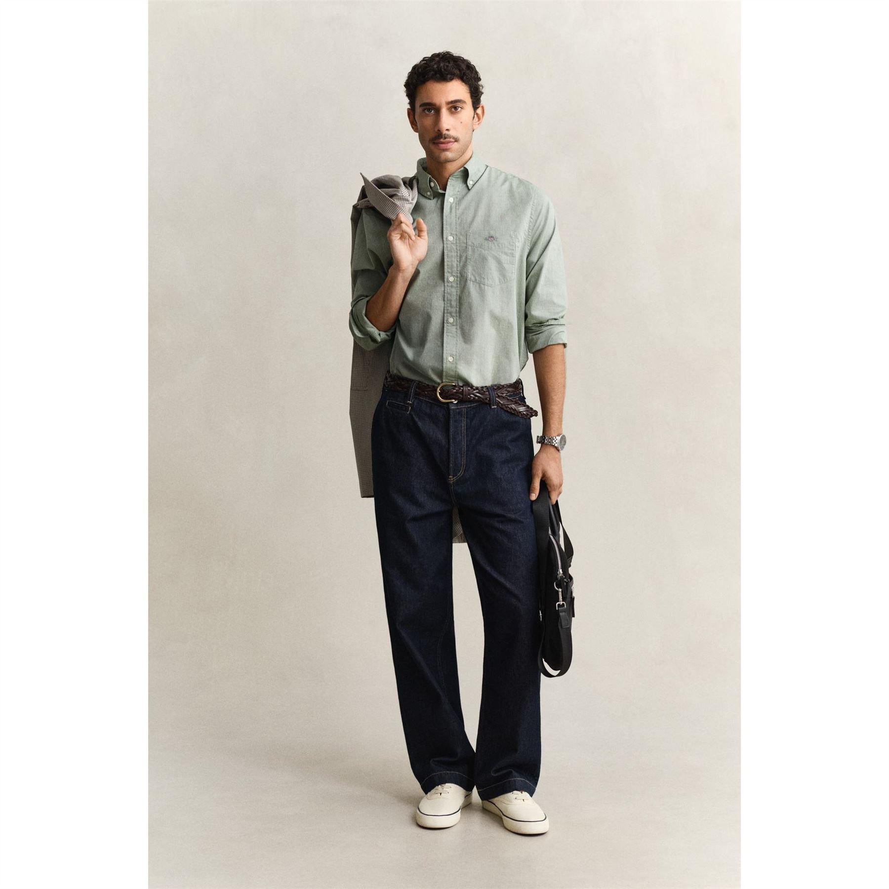 Herb - Side - Gant Mens Poplin Shirt