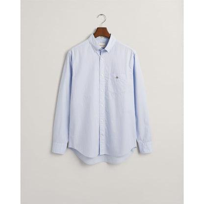 Pale Blue - Pack Shot - Gant Mens Poplin Shirt
