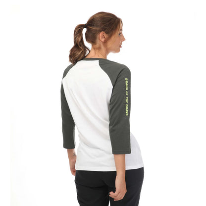 White-Green - Back - Five Ten Womens-Ladies The Branded T-Shirt