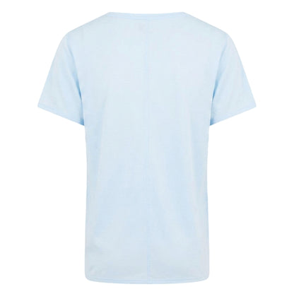 Blue - Back - New Balance Womens-Ladies Crew Neck Regular Athletic Top
