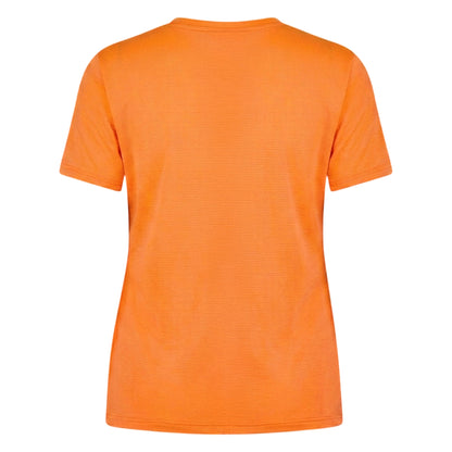 Orange - Back - New Balance Womens-Ladies Crew Neck Regular Athletic Top