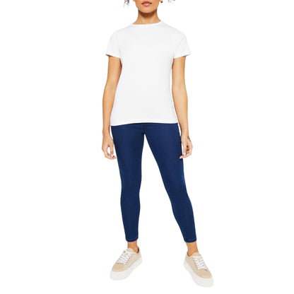 White - Side - Miso Womens-Ladies Boyfriend T-Shirt