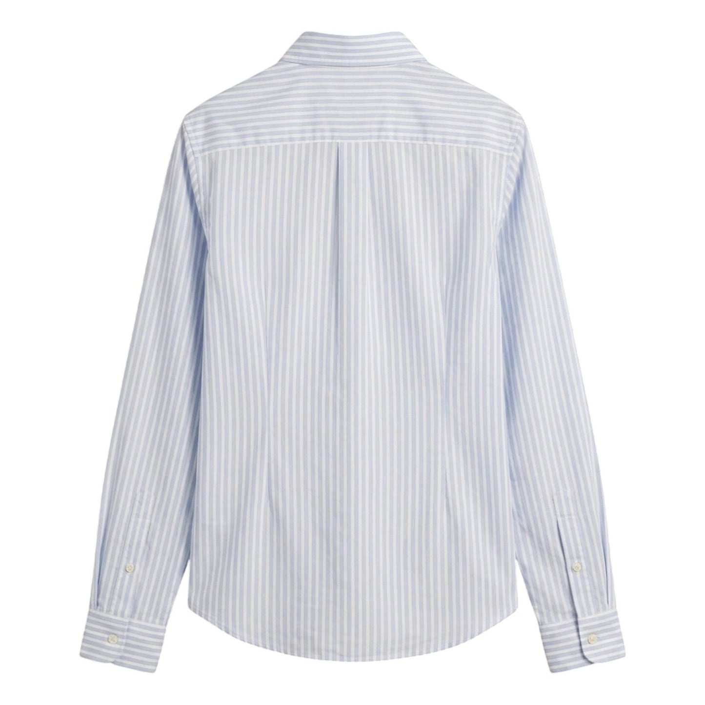 Light Blue - Back - Gant Womens-Ladies Summer Button-Down Shirt