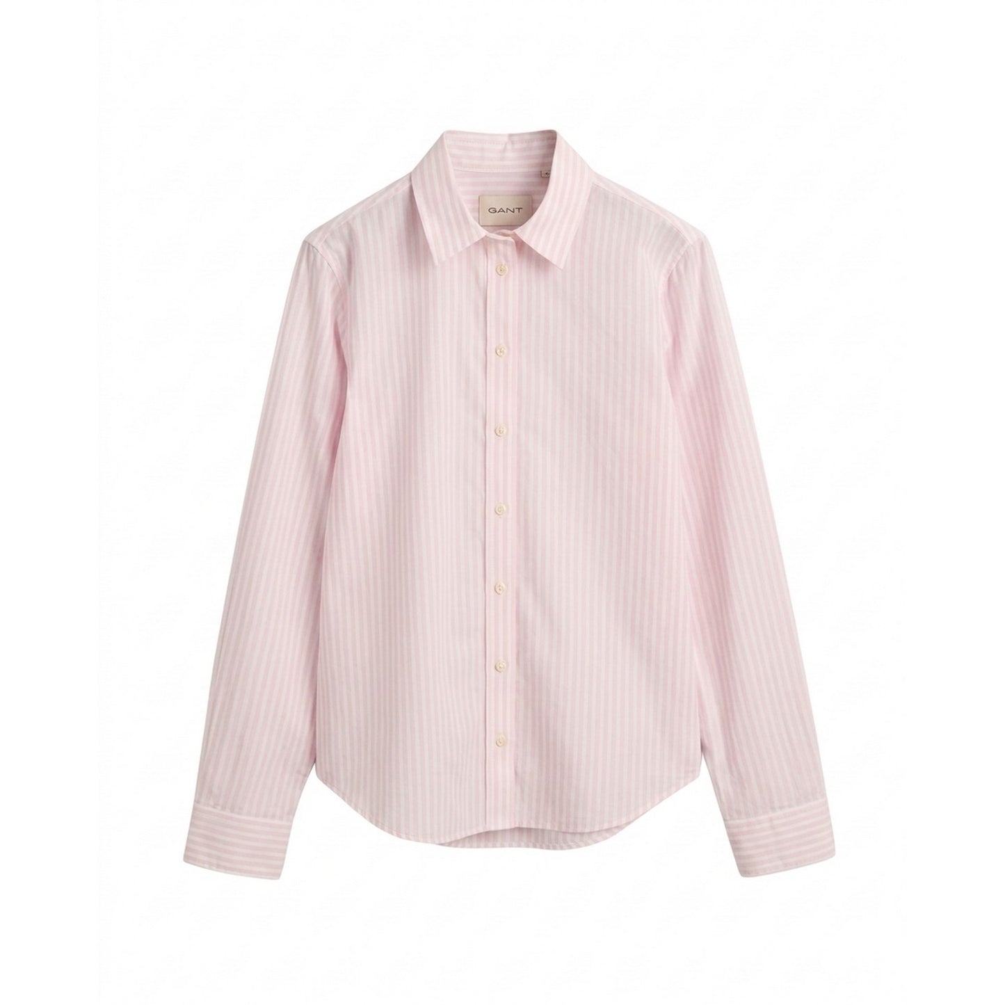 Light Pink - Front - Gant Womens-Ladies Summer Button-Down Shirt