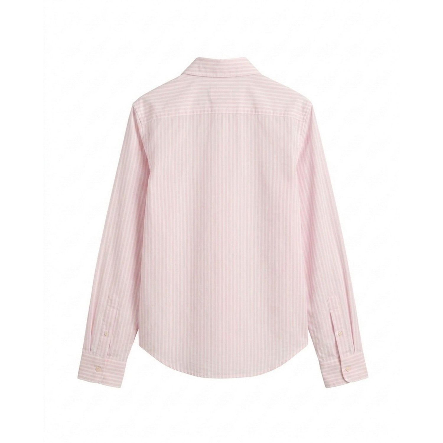Light Pink - Back - Gant Womens-Ladies Summer Button-Down Shirt