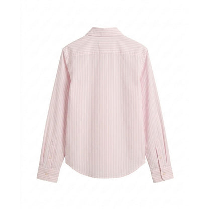 Light Pink - Back - Gant Womens-Ladies Summer Button-Down Shirt