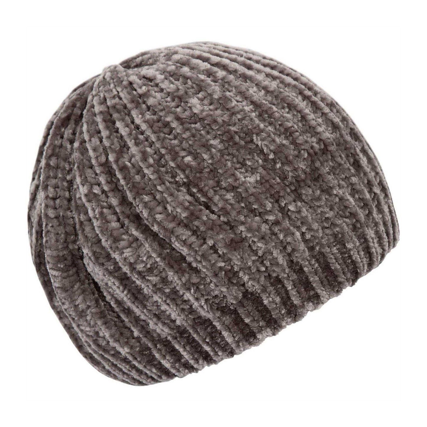 Grey - Back - Trespass Artois Logo Chenille Beret