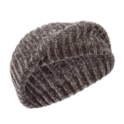 Grey - Front - Trespass Artois Logo Chenille Beret