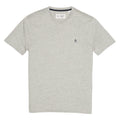 Grey - Front - Original Penguin Mens Pin Point Organic Cotton T-Shirt