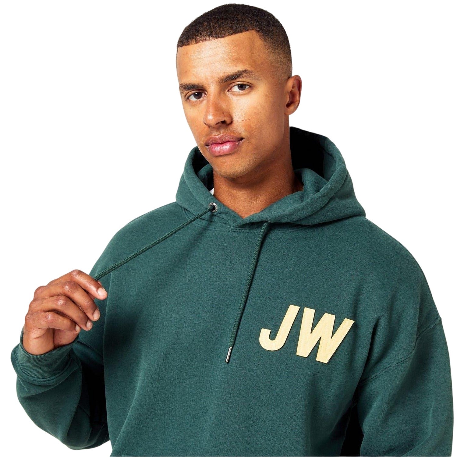 Evergreen - Side - Jack Wills Mens Regular Drawstring Hoodie