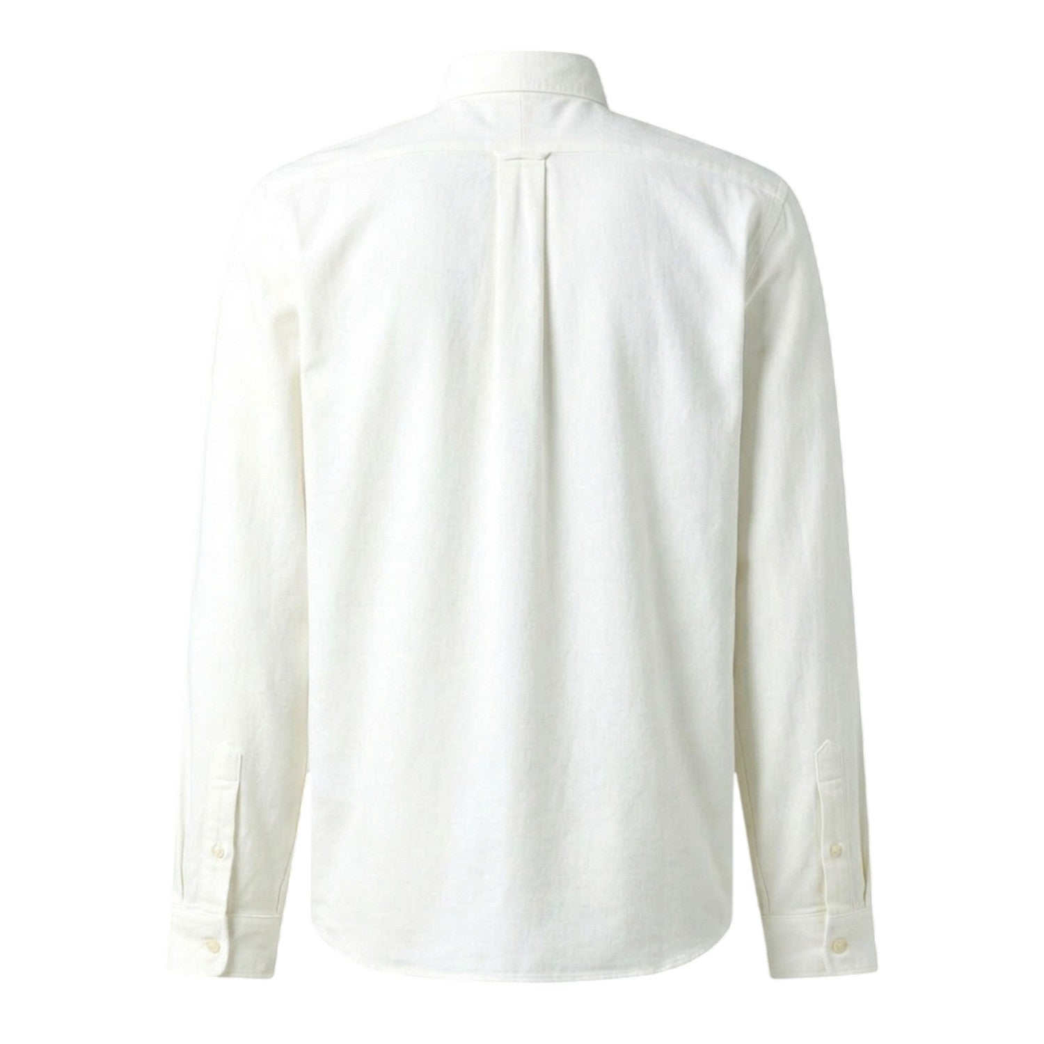 Pale Cream - Back - Ralph Lauren Mens Premium Cotton Button-Down Shirt