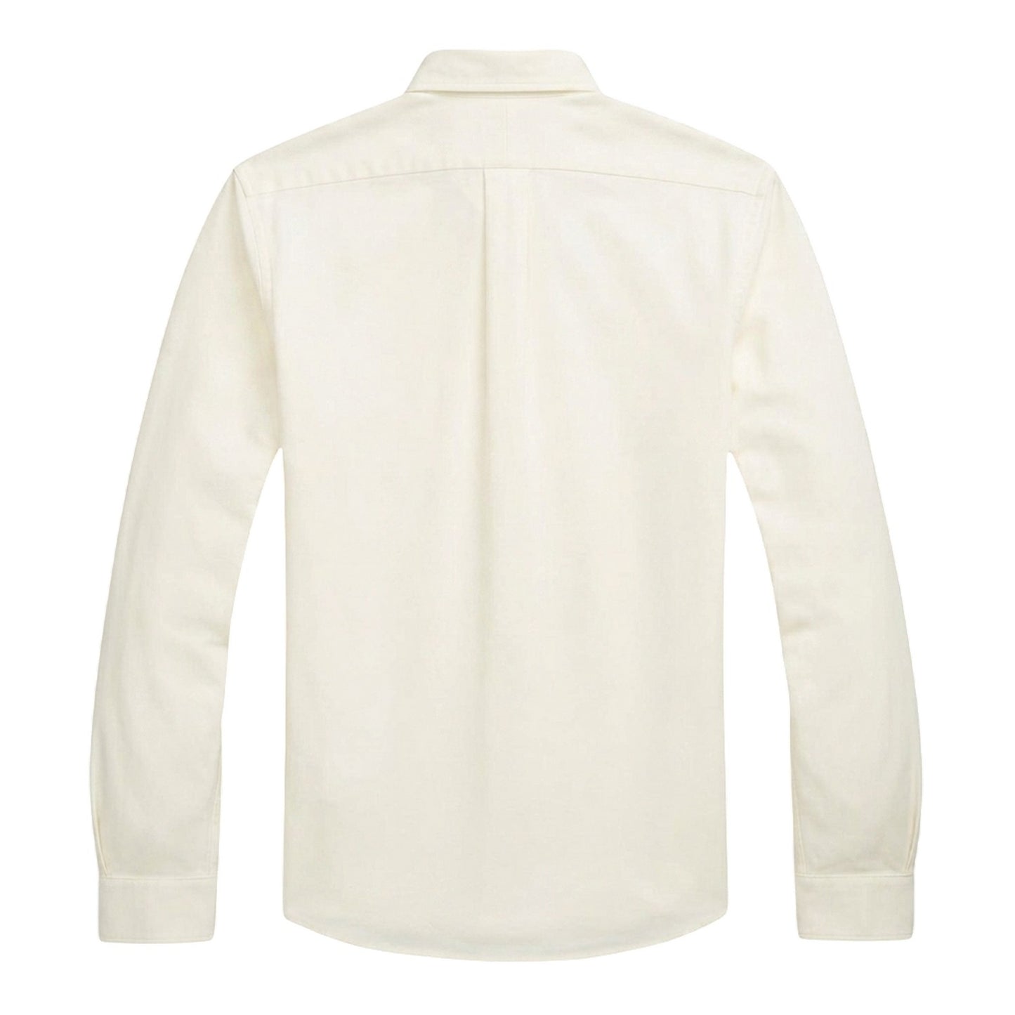 Parchment - Back - Ralph Lauren Mens Premium Cotton Button-Down Shirt