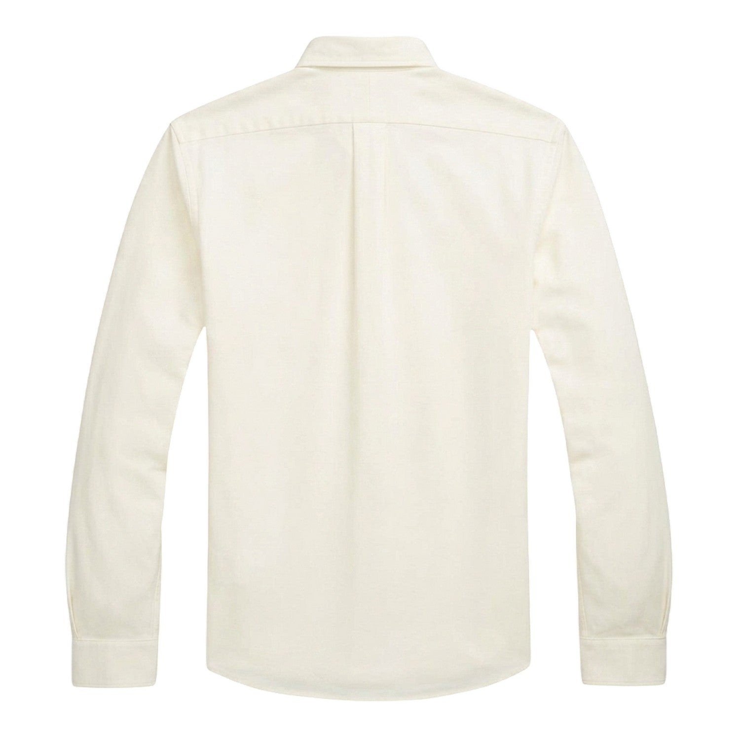 Parchment - Back - Ralph Lauren Mens Premium Cotton Button-Down Shirt