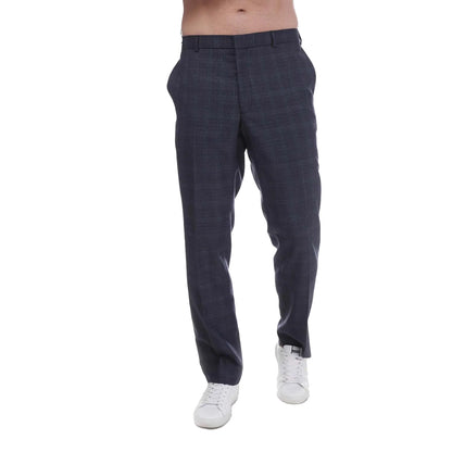 Navy - Front - Ted Baker Mens Airforce Slim Trousers