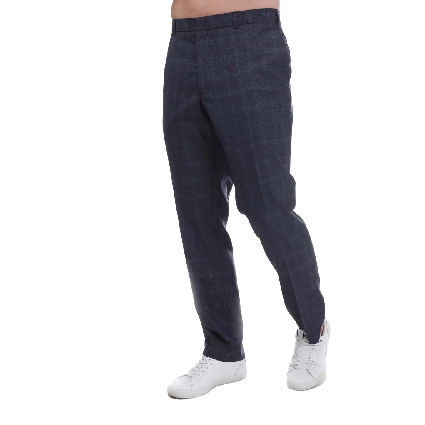 Navy - Side - Ted Baker Mens Airforce Slim Trousers