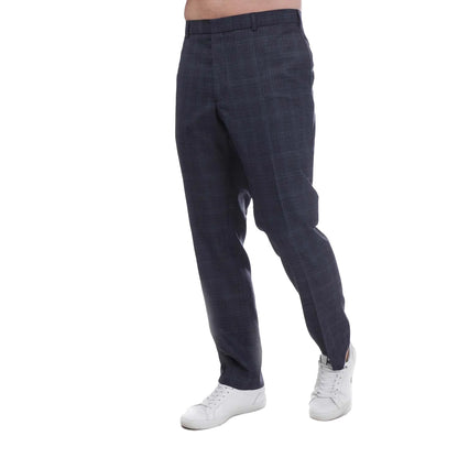 Navy - Side - Ted Baker Mens Airforce Slim Trousers