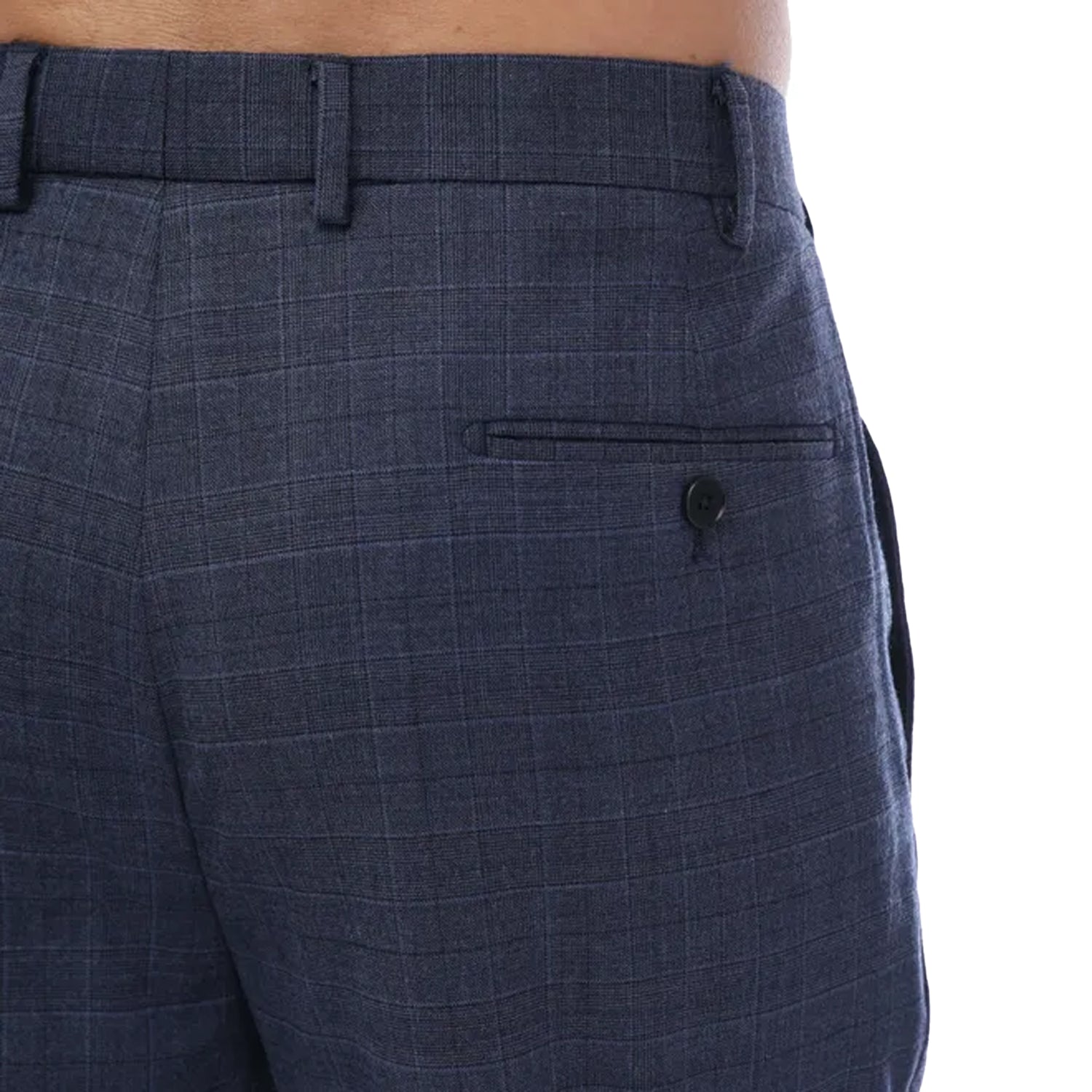 Blue - Side - Ted Baker Mens Airforce Slim Trousers