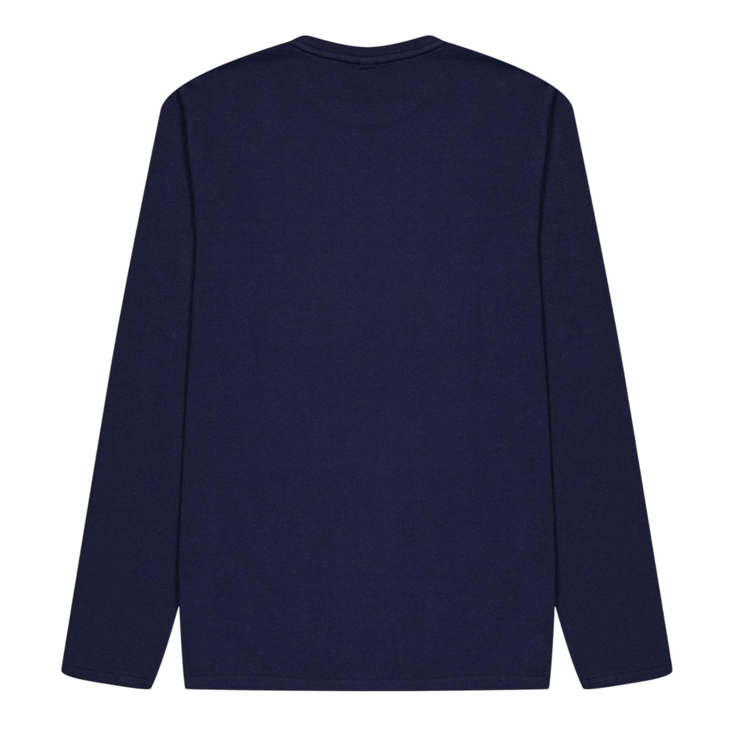 Navy - Back - Boss Childrens-Kids Logo Long-Sleeved T-Shirt