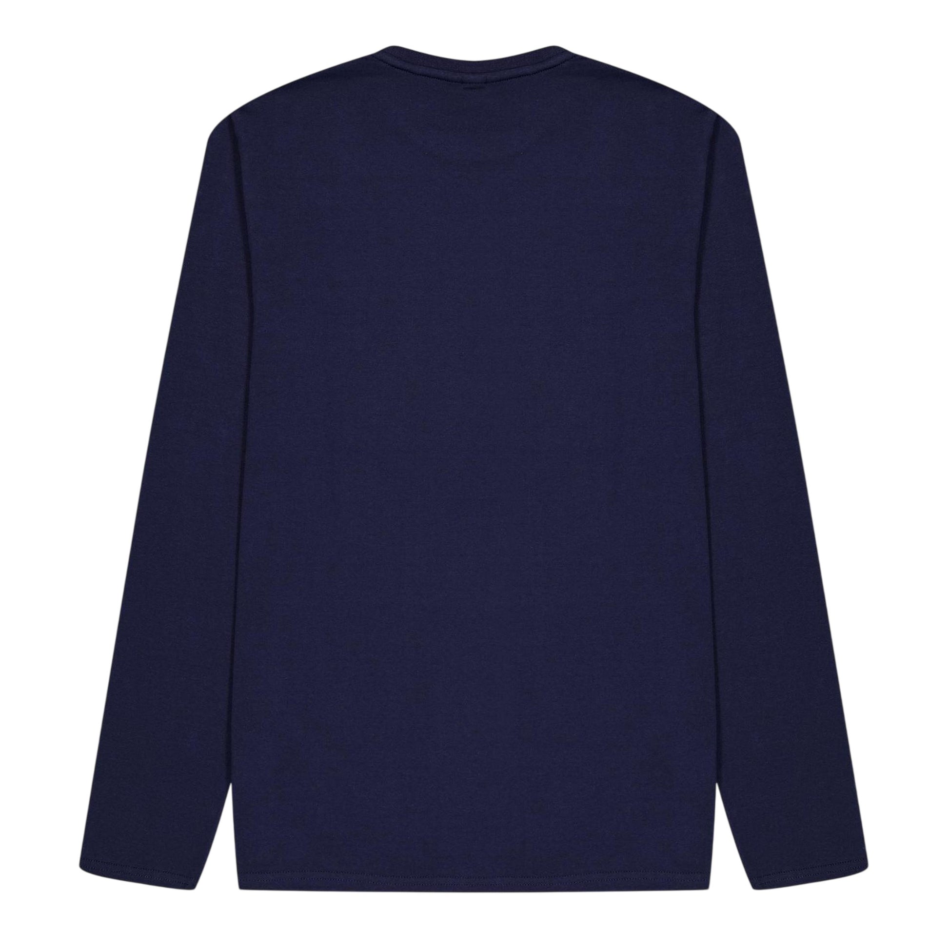 Navy - Back - Boss Childrens-Kids Logo Long-Sleeved T-Shirt