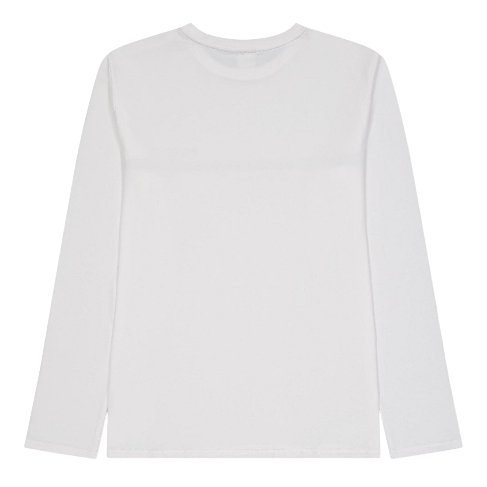 White - Back - Boss Childrens-Kids Logo Long-Sleeved T-Shirt