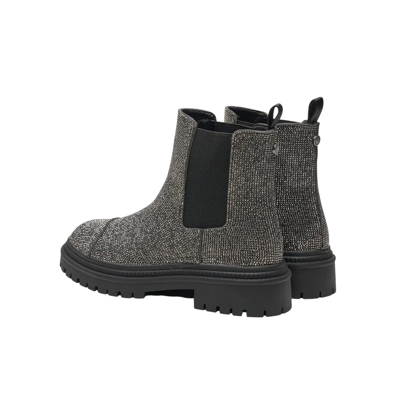 Pewter - Back - Steve Madden Womens-Ladies Moonlit Chelsea Boots
