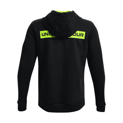 Black - Back - Under Armour Mens UA Summit Knitted Full Zip Hoodie
