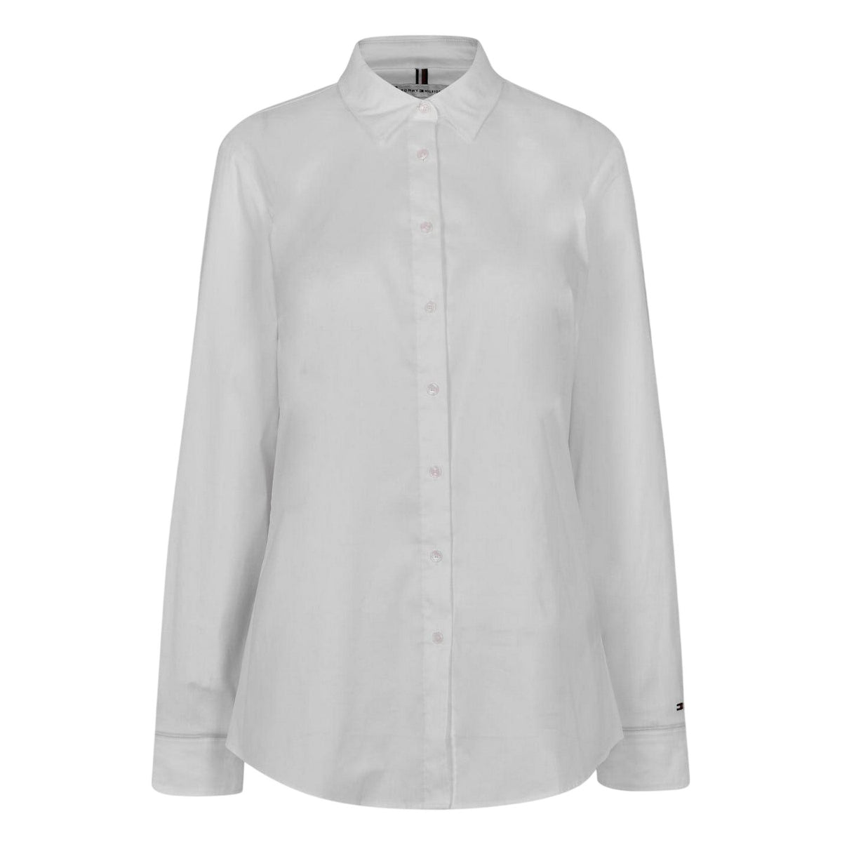 Optic White - Front - Tommy Hilfiger Womens-Ladies Heritage Shirt
