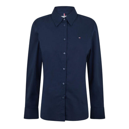 Desert Sky - Front - Tommy Hilfiger Womens-Ladies Heritage Shirt