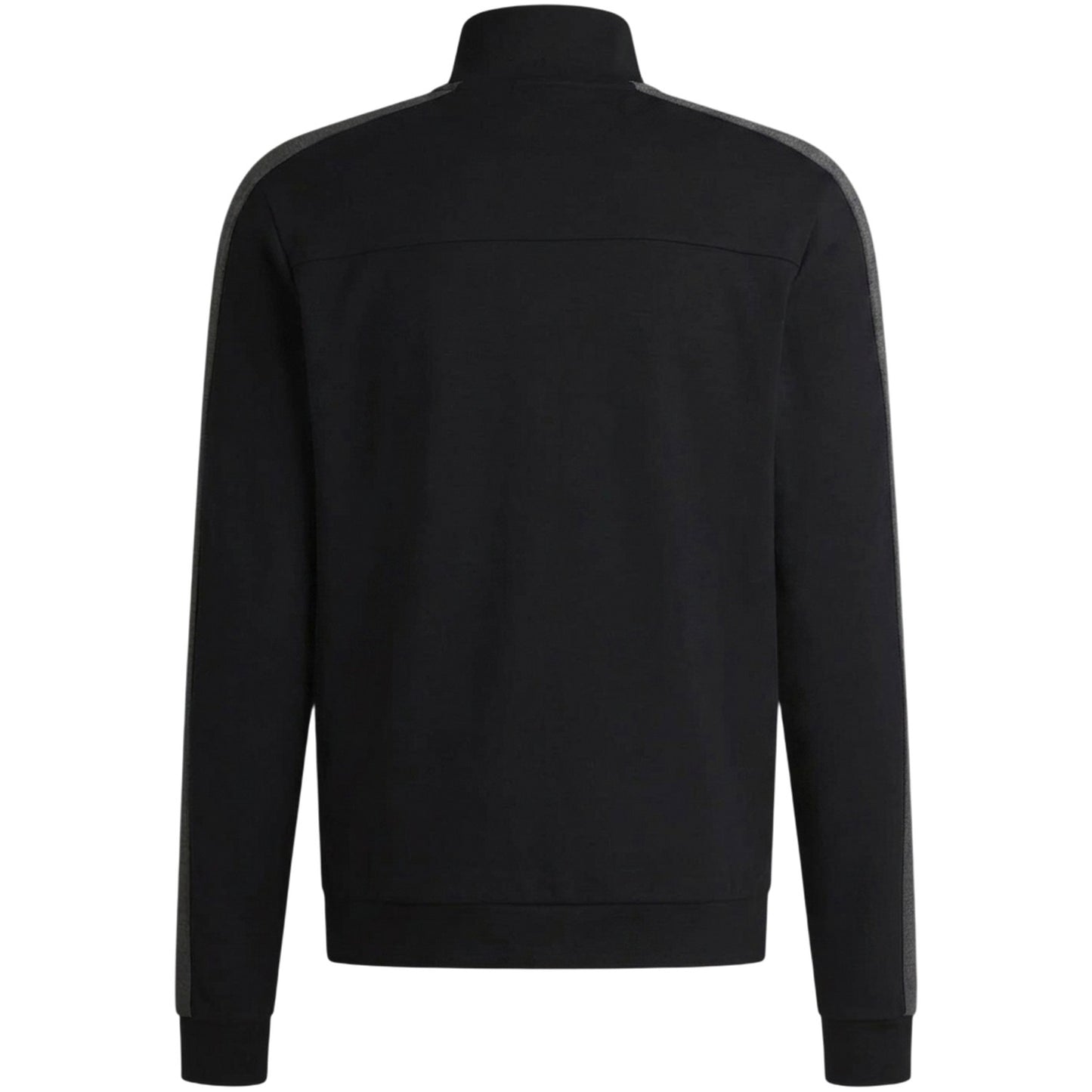 Black-Gold - Back - Boss Mens Logo Regular Long-Sleeved Jacket