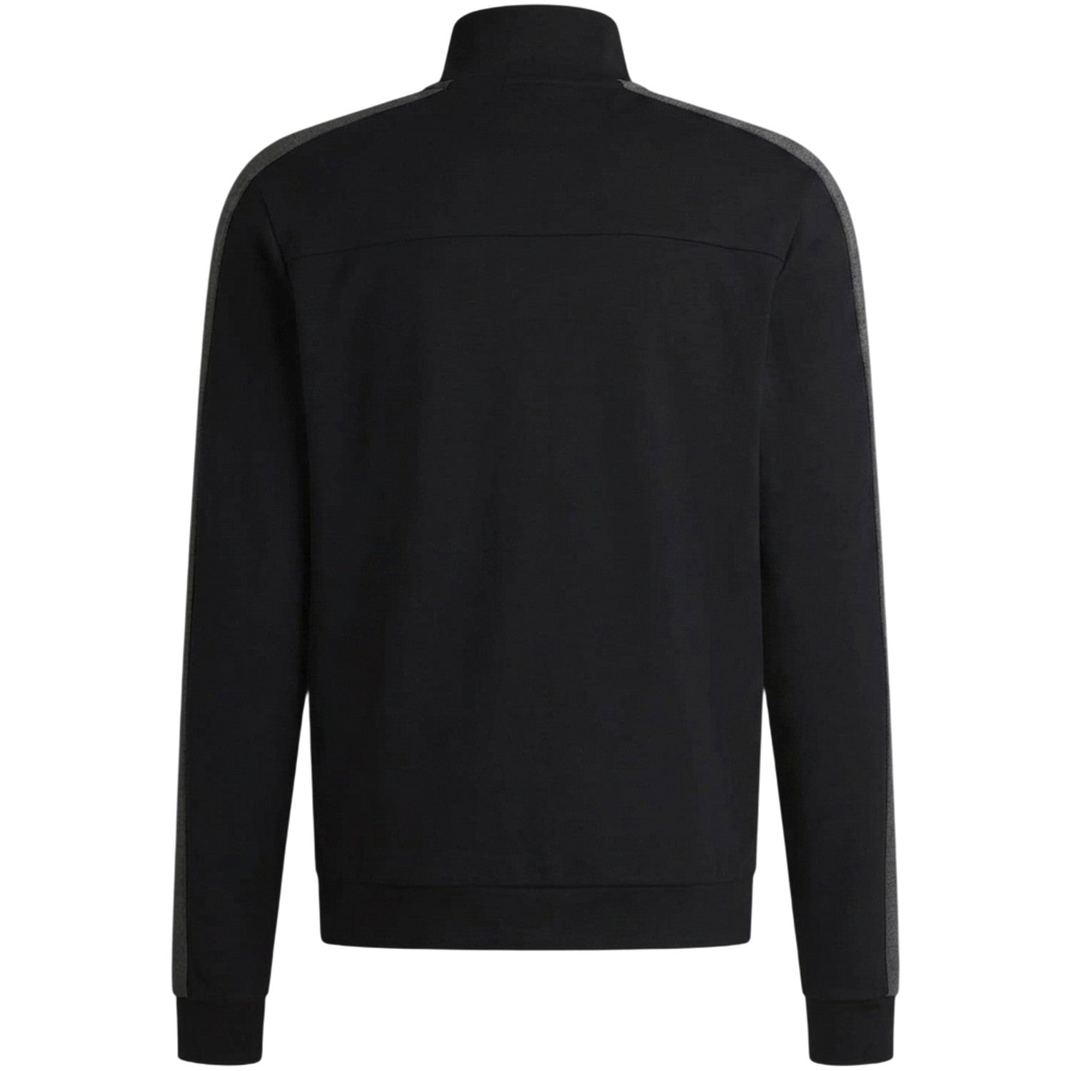 Black-Gold - Back - Boss Mens Logo Regular Long-Sleeved Jacket
