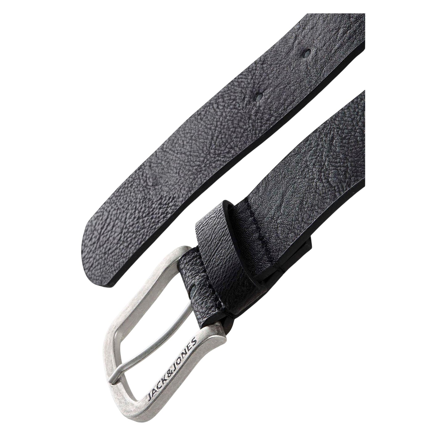 Black - Back - Jack And Jones Harry Faux Leather Belt