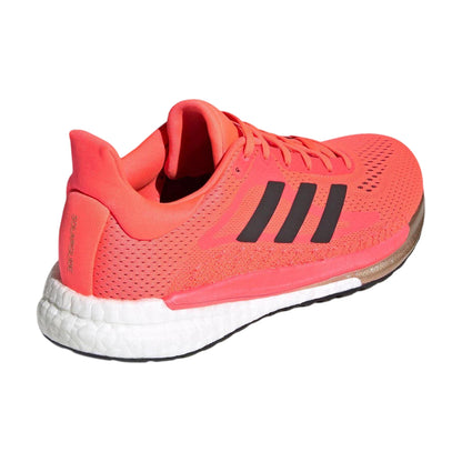 Pink-Core Black-Copper - Back - Adidas Womens-Ladies Solar Glide 3 Running Shoes