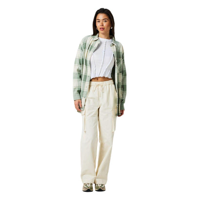 Iceberg Green - Lifestyle - Jack Wills Womens-Ladies Flannel Shirt