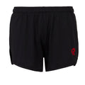 Black - Front - Red Run Womens-Ladies Inky Running Shorts