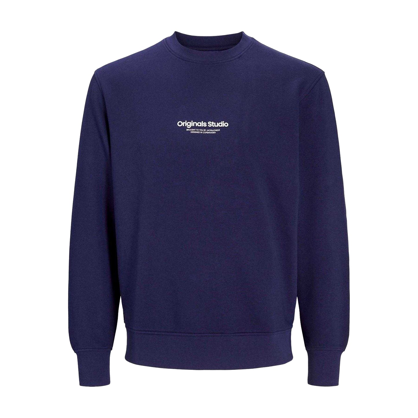 Ocean - Front - Jack And Jones Mens Crew Neck Relaxed Fit Sweatshirt