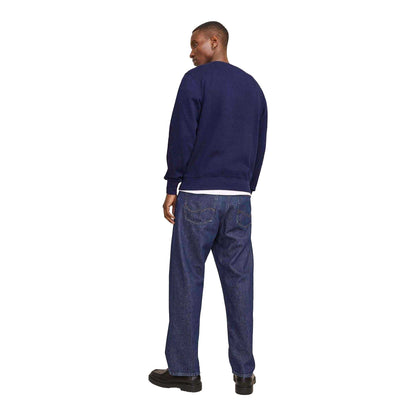 Ocean - Back - Jack And Jones Mens Crew Neck Relaxed Fit Sweatshirt