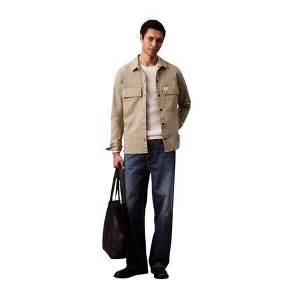 Oak - Lifestyle - Calvin Klein Mens Cotton Overshirt