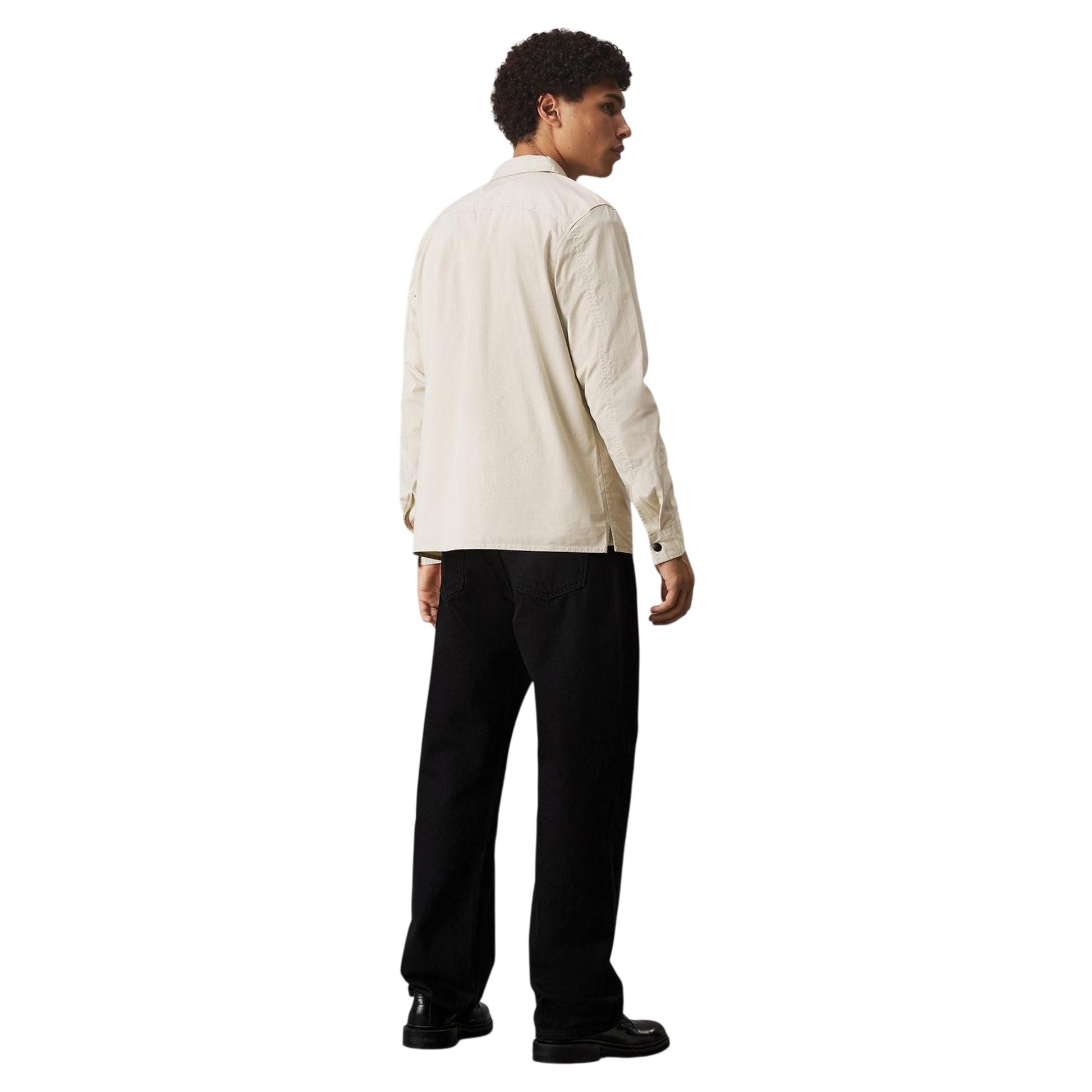 Pelican - Back - Calvin Klein Mens Cotton Overshirt