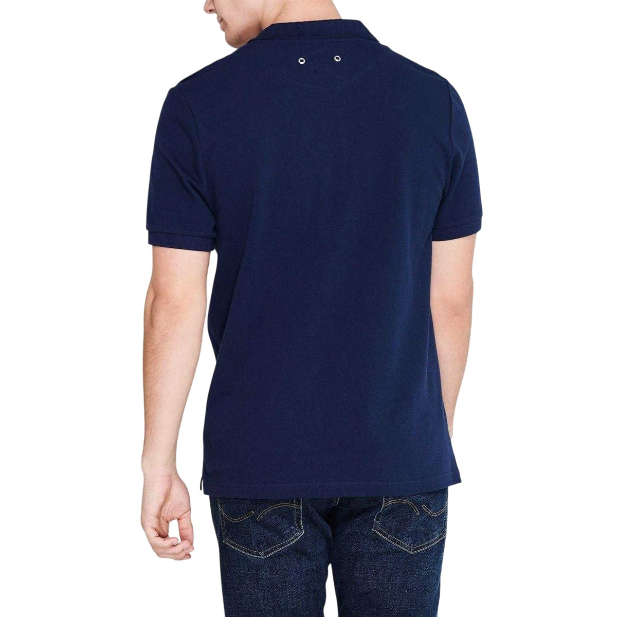 Navy - Back - Vilebrequin Mens Polo Shirt
