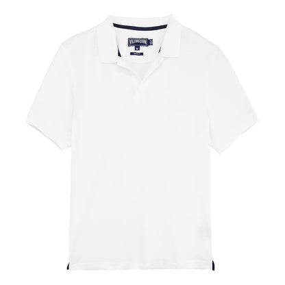 White - Front - Vilebrequin Mens Polo Shirt