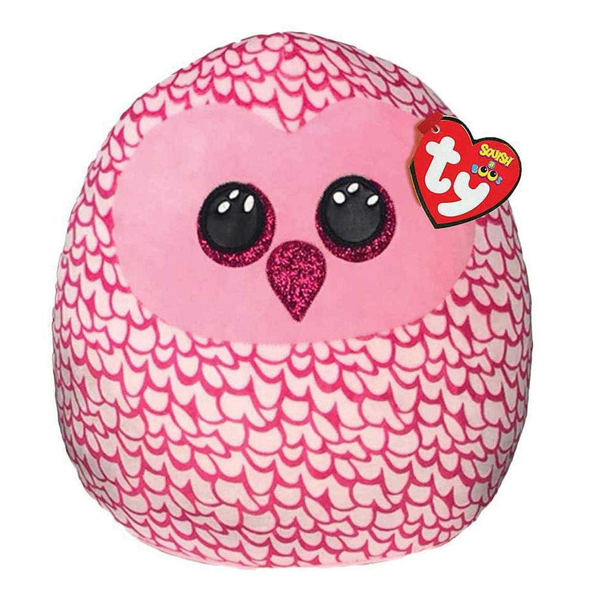 Pink - Front - TY A Boo Owl Plush Toy
