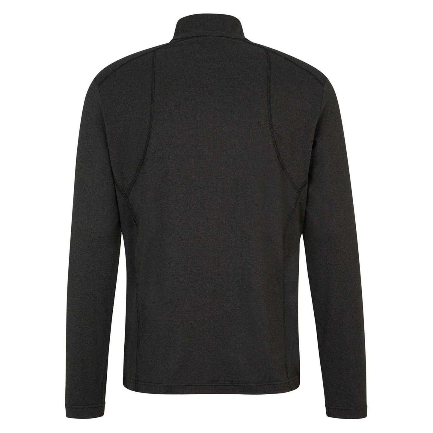 Black - Back - Ziener Mens Jelano Quarter Zip Regular Sweatshirt