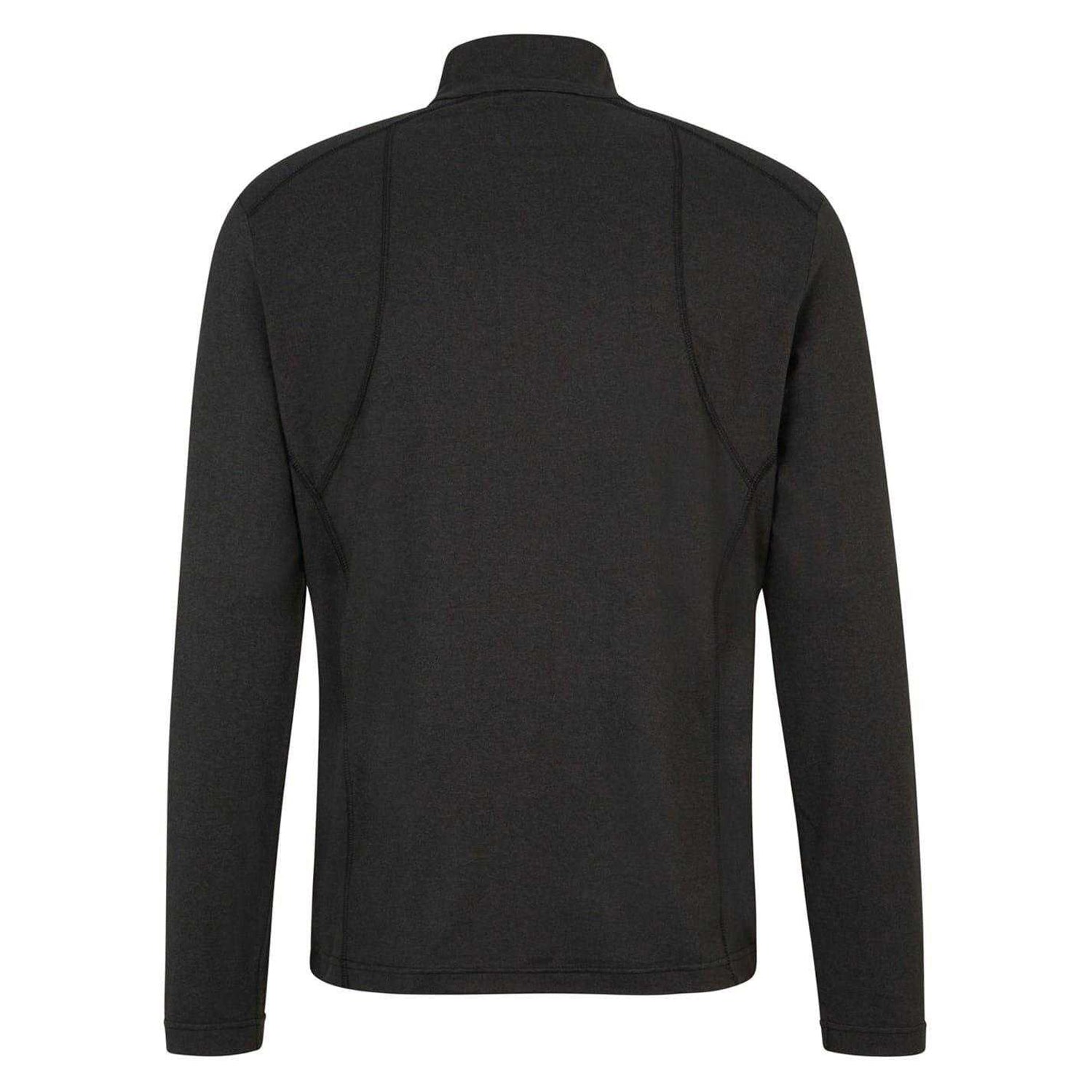 Black - Back - Ziener Mens Jelano Quarter Zip Regular Sweatshirt