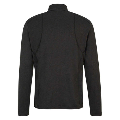 Black - Back - Ziener Mens Jelano Quarter Zip Regular Sweatshirt